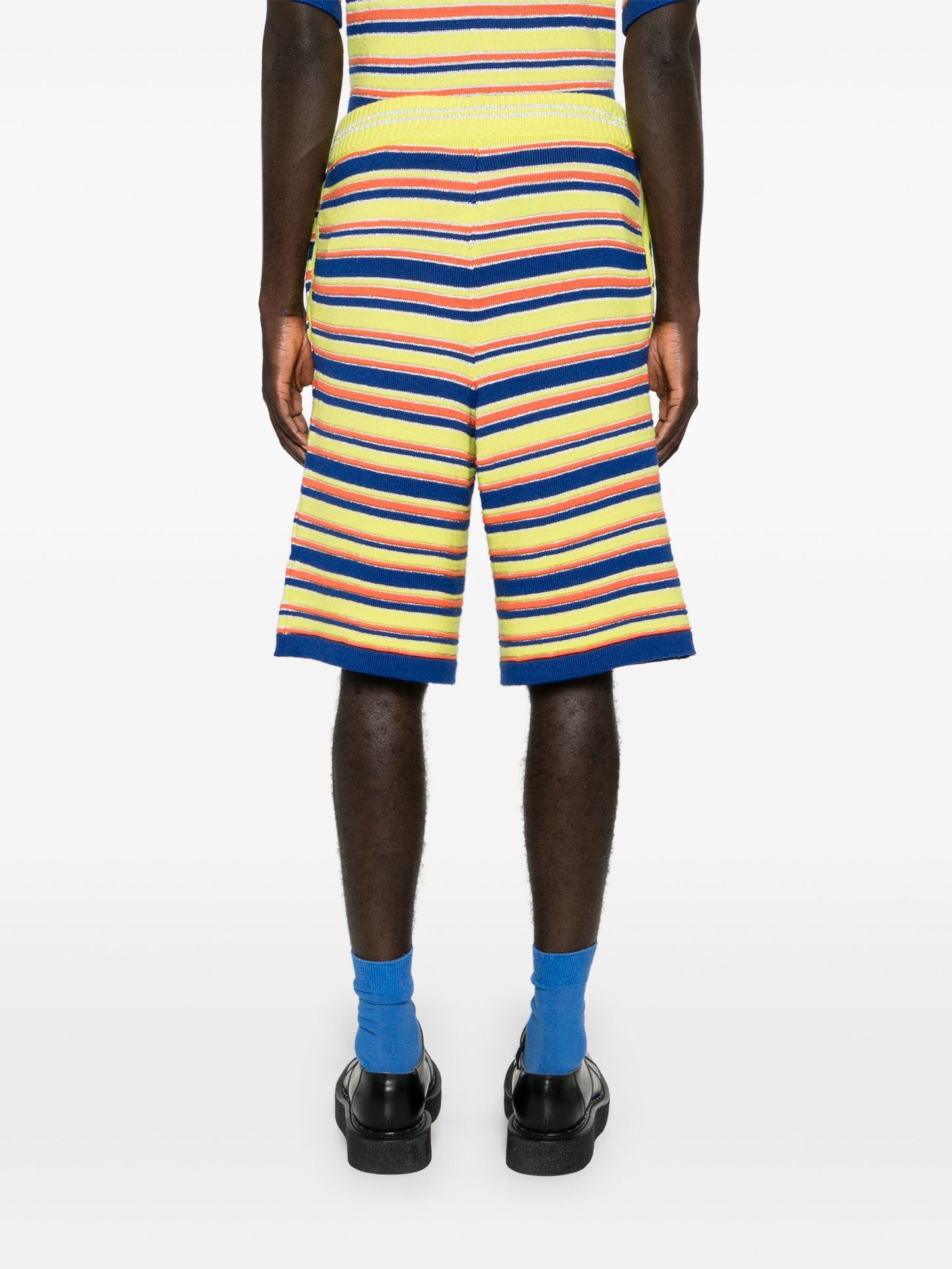 Striped Merino Bermuda Shorts