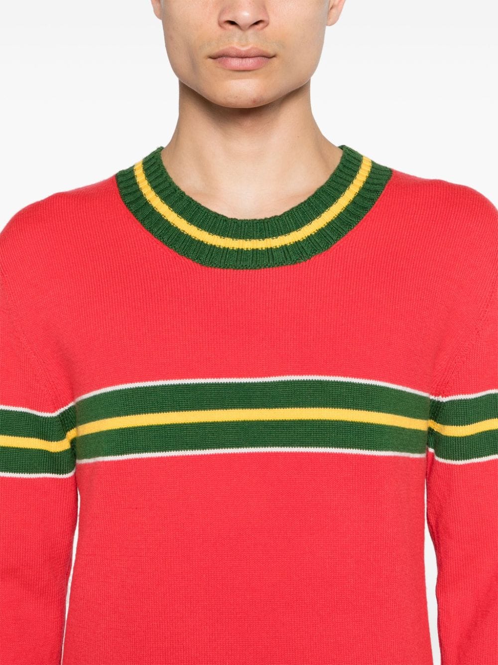 Togo Stripe Long Sleeve Sweater
