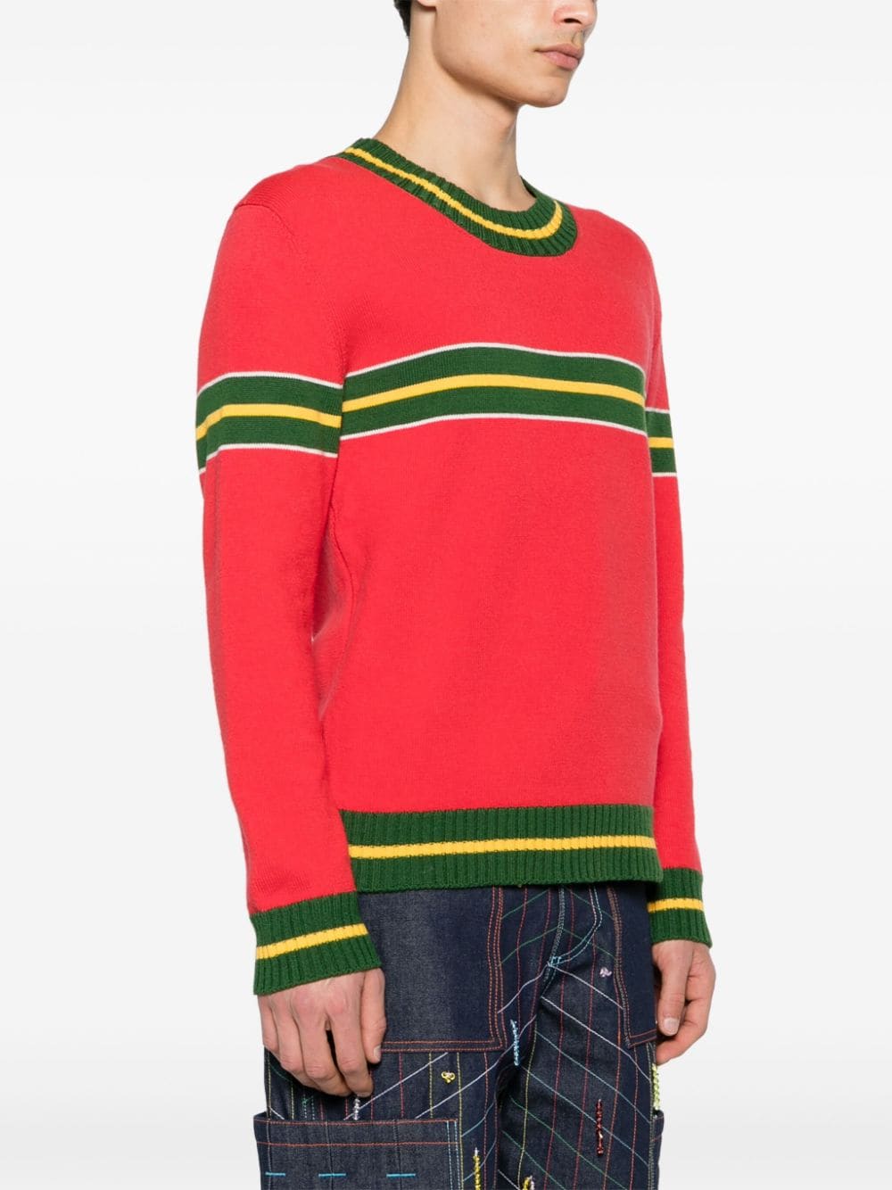 Togo Stripe Long Sleeve Sweater