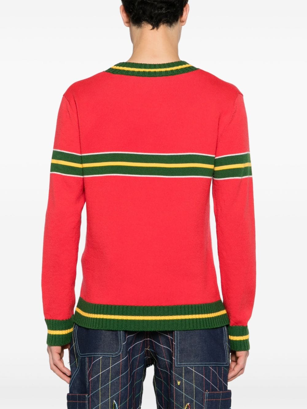 Togo Stripe Long Sleeve Sweater